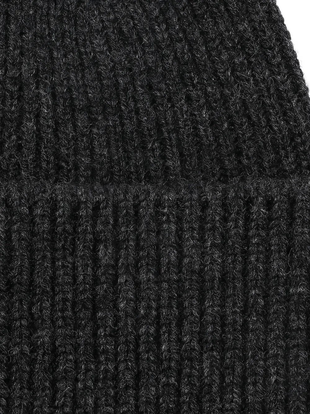 Destin Anthracite Wool And Cashmere Beanie