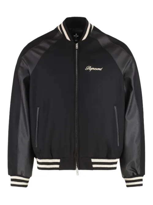 Veste bomber à logo brodé - Represent - Modalova