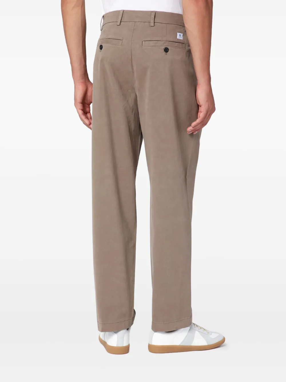 Department Five Stretch-cotton Trousers In Grey