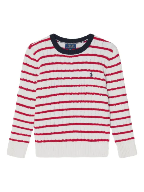 POLO RALPH LAUREN KIDS suéter con Polo Pony bordado