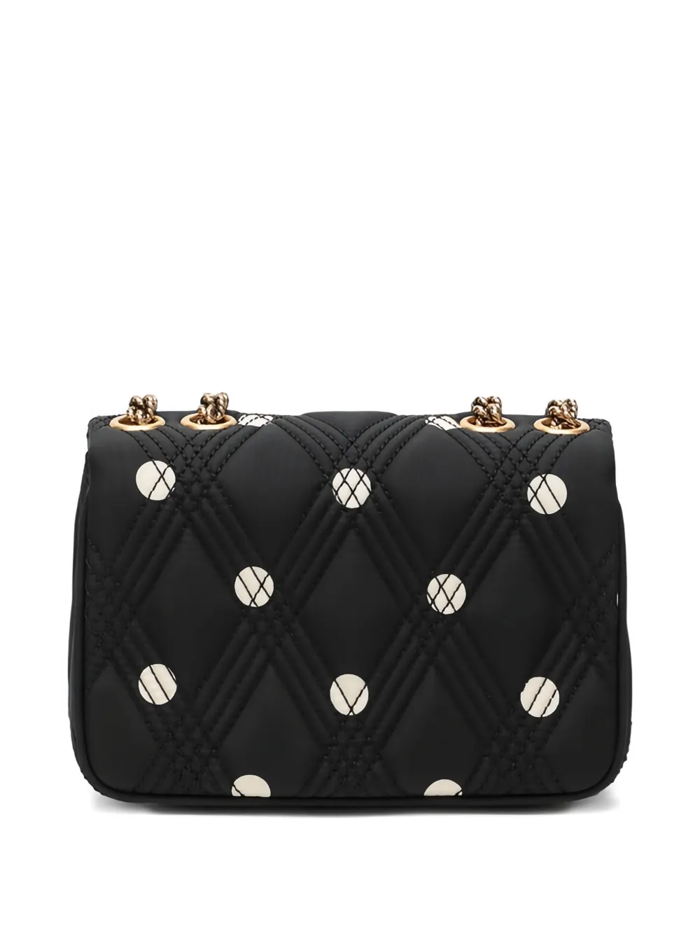 Valentino Garavani Quiltie 67 crossbodytas met stippen Zwart