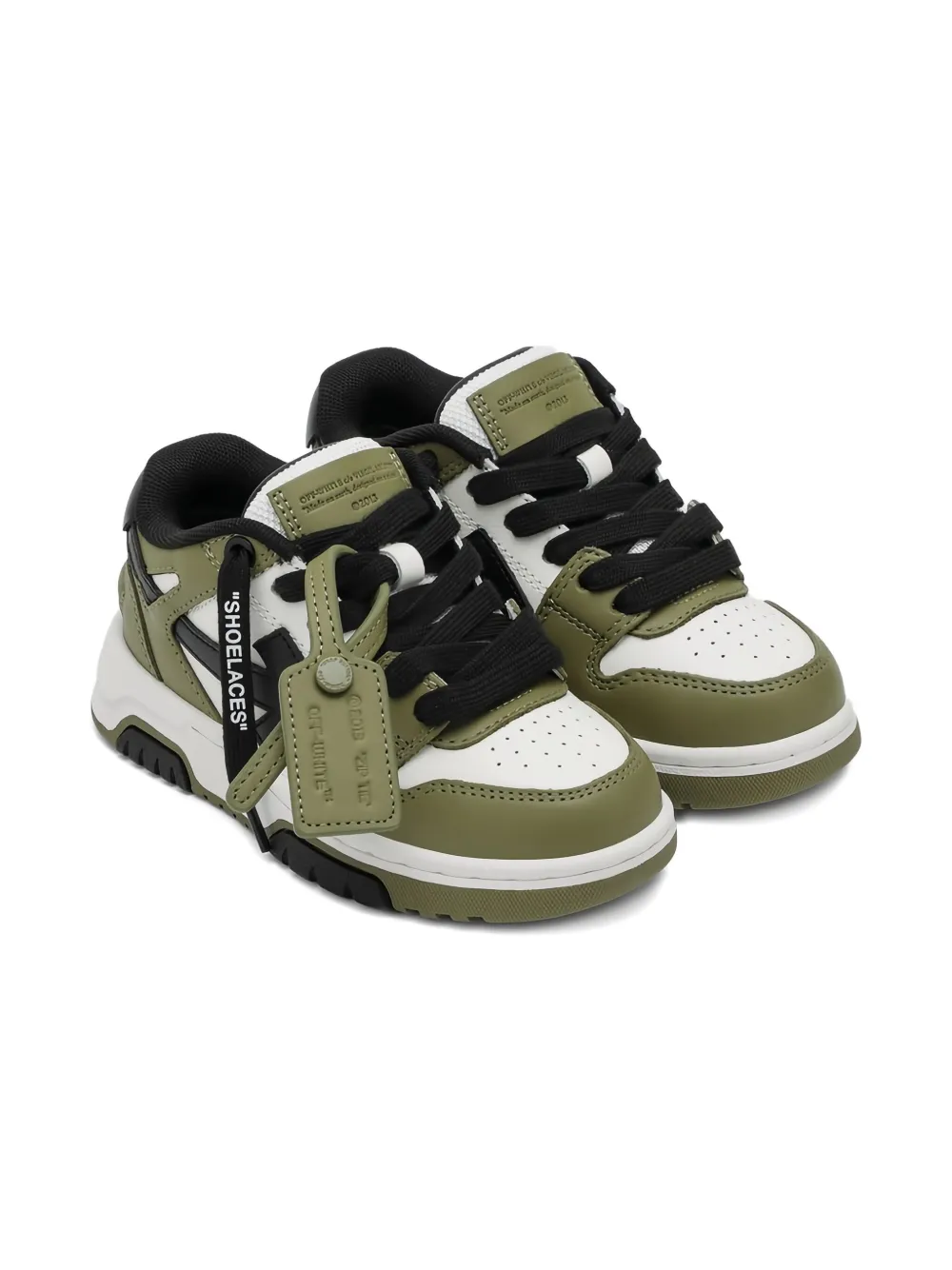 Off-White Kids Out Of Office 'OOO' スニーカー - グリーン Off-White Kids Out Of Office 'OOO' スニーカー - グリーン
