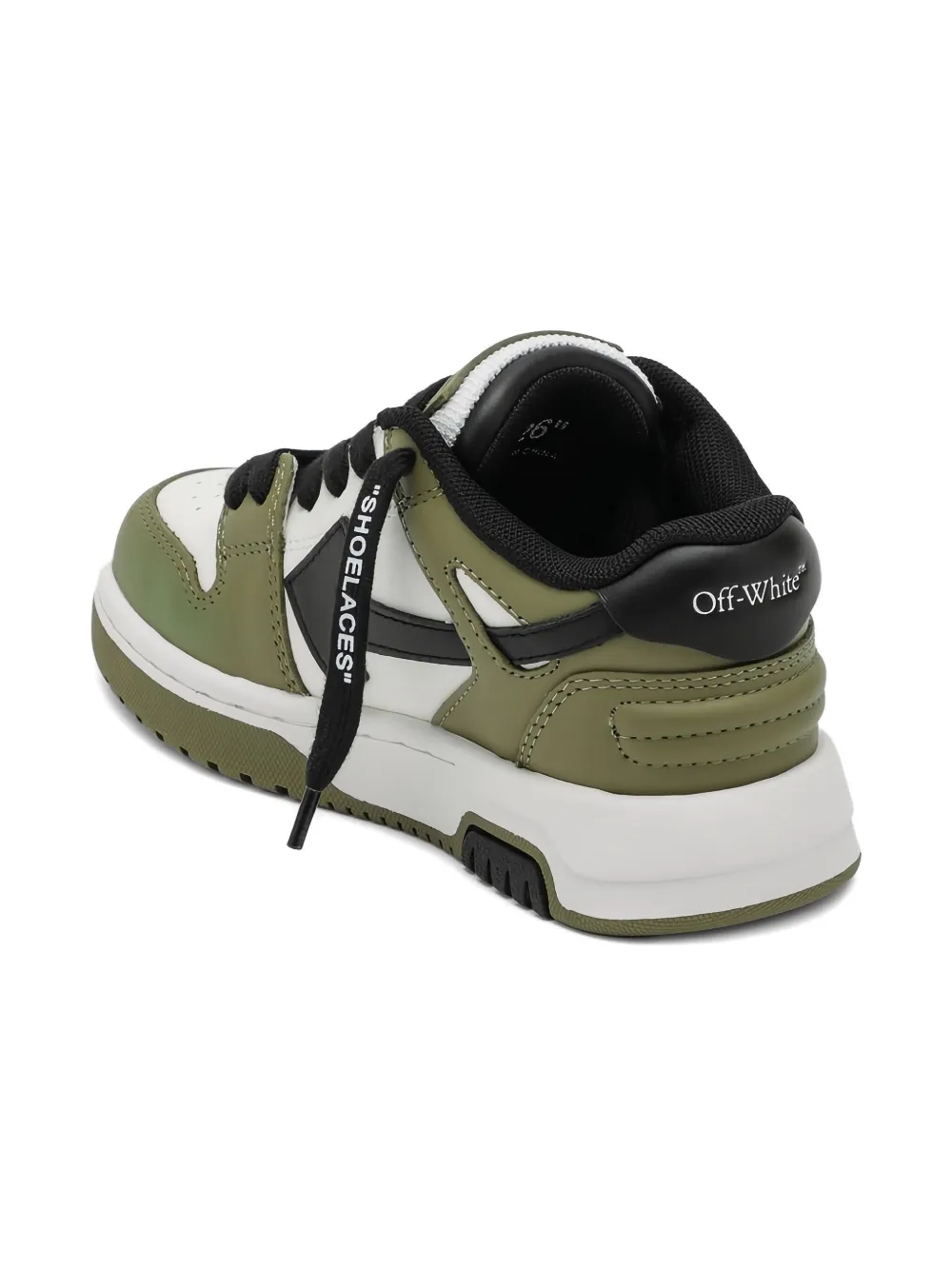 Off-White Kids Out Of Office "OOO" sneakers Groen