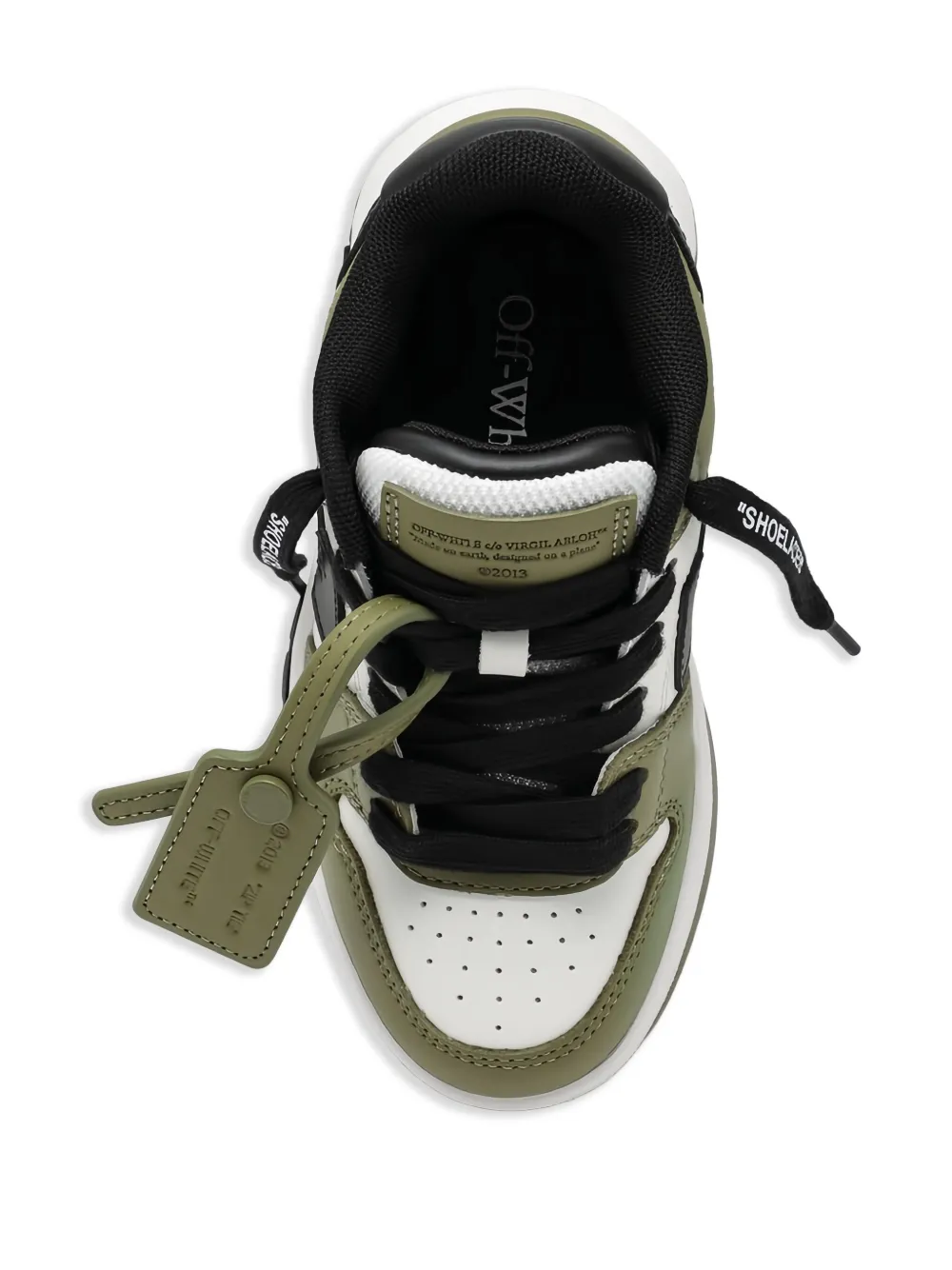 Off-White Kids Out Of Office "OOO" sneakers Groen