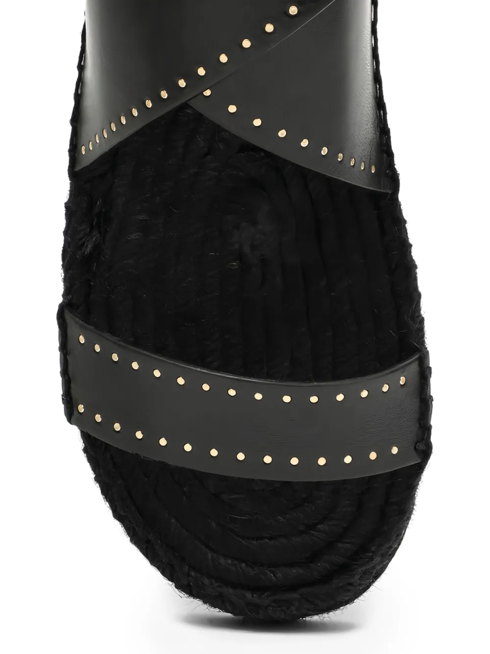 Isabel Marant Studded Cross-strap Sandals In Black