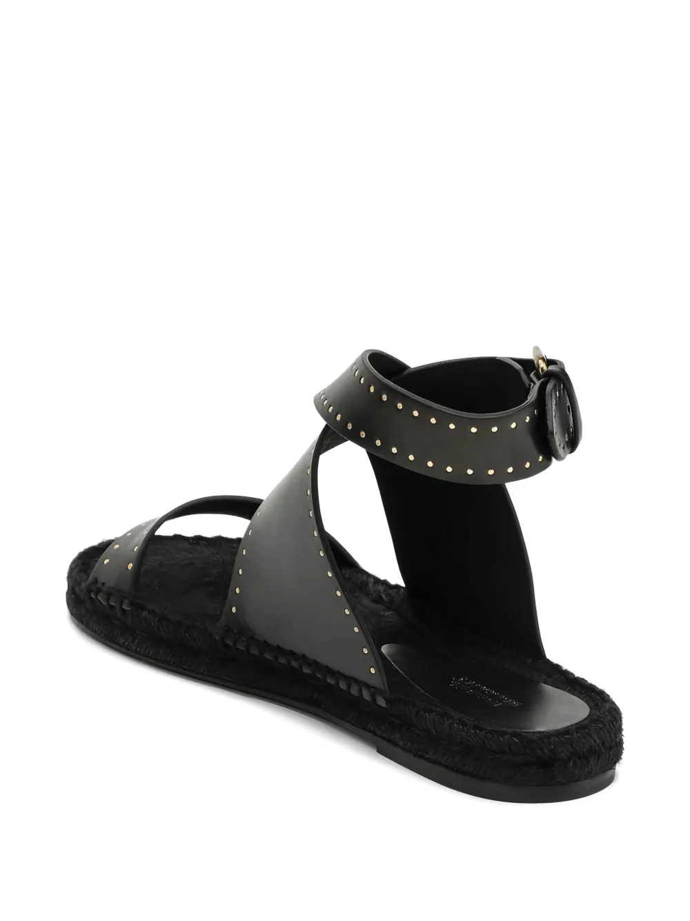 Isabel Marant Studded Cross-strap Sandals In Black