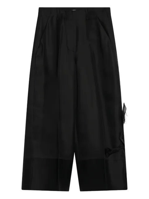 MARK KENLY DOMINO TAN wide-leg trousers