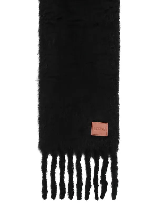品良く着こなすため LOEWE スカーフ JP FARFETCH | ブラック | 小物