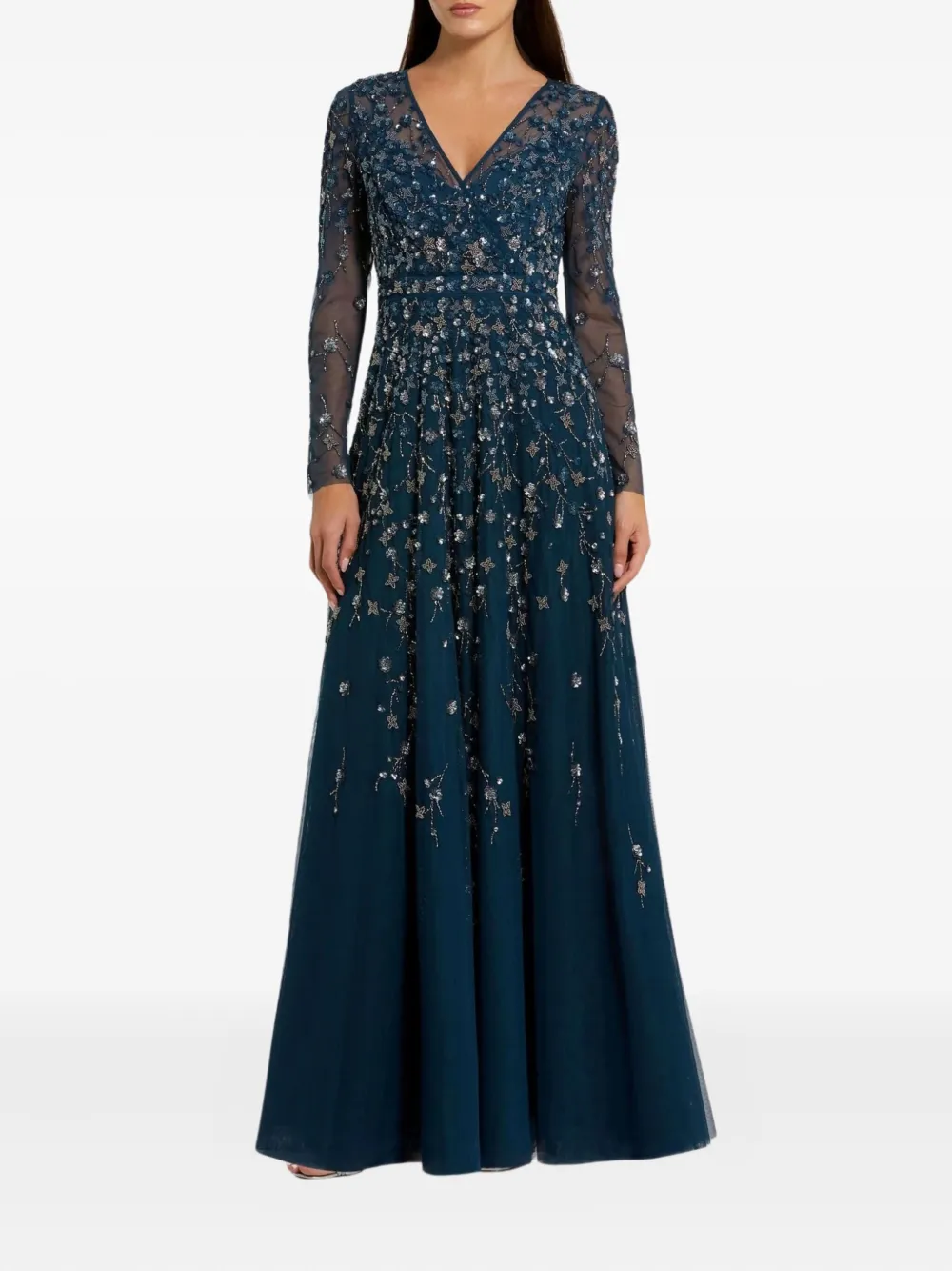 embellished maxi dress