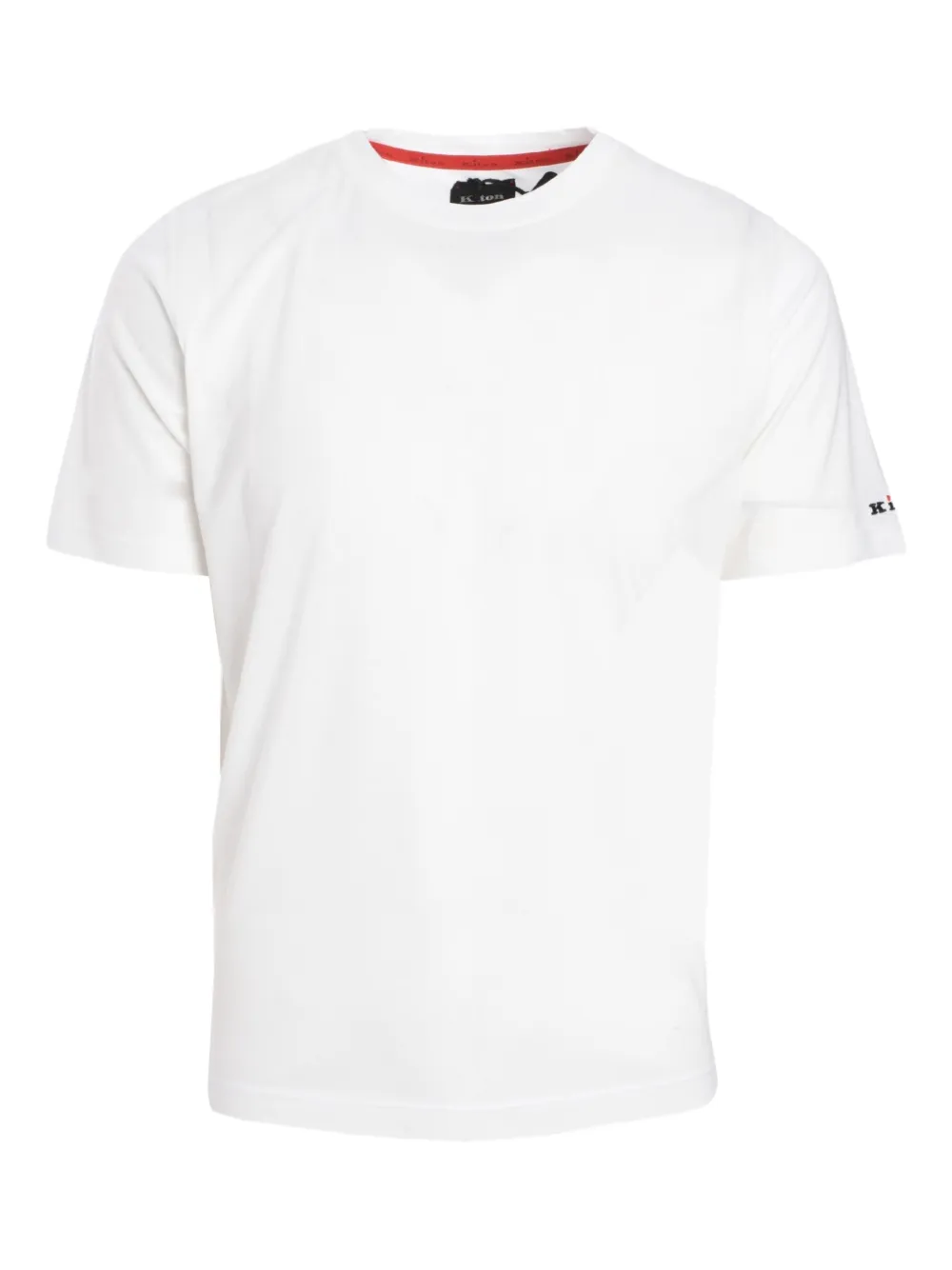 Kiton Logo-embroidered T-shirt