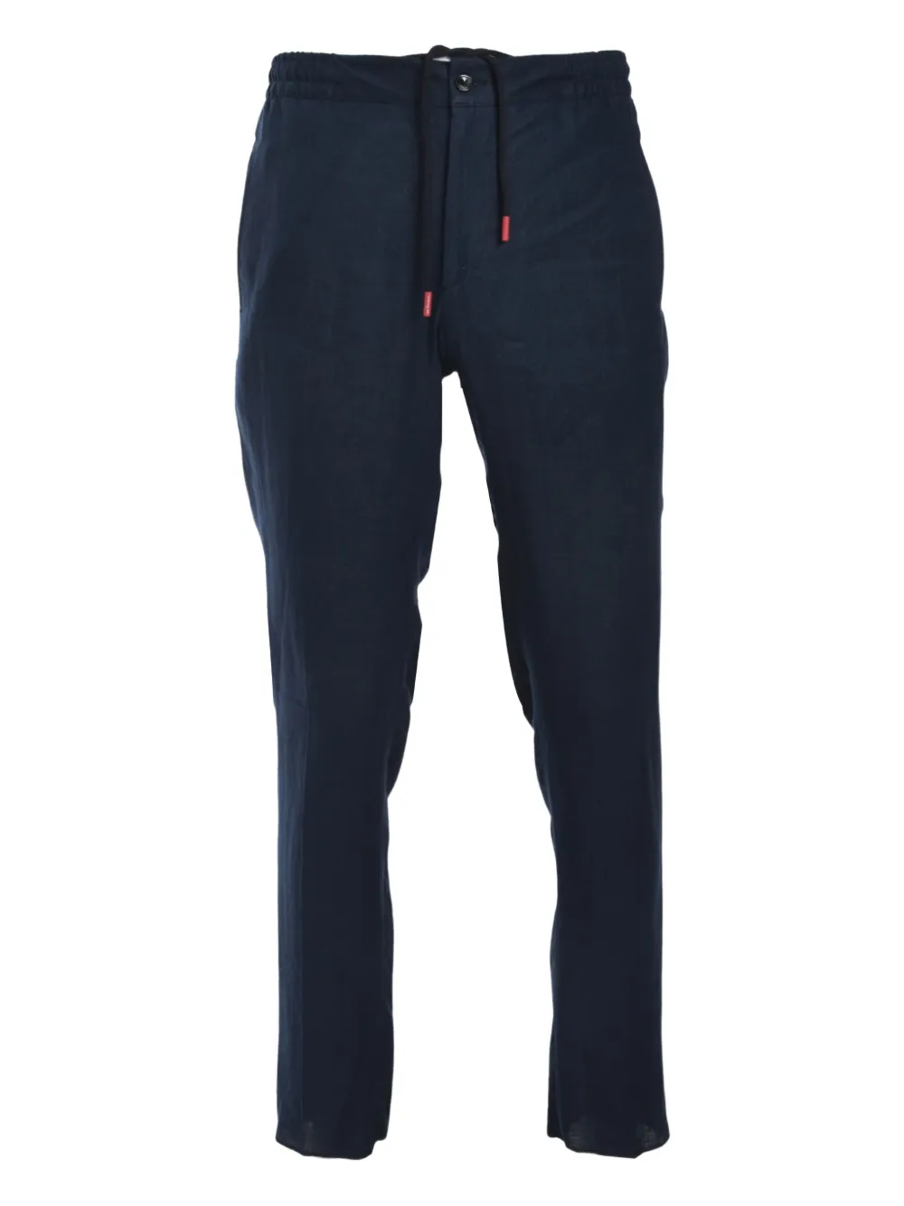 Kiton linen trousers - Blu