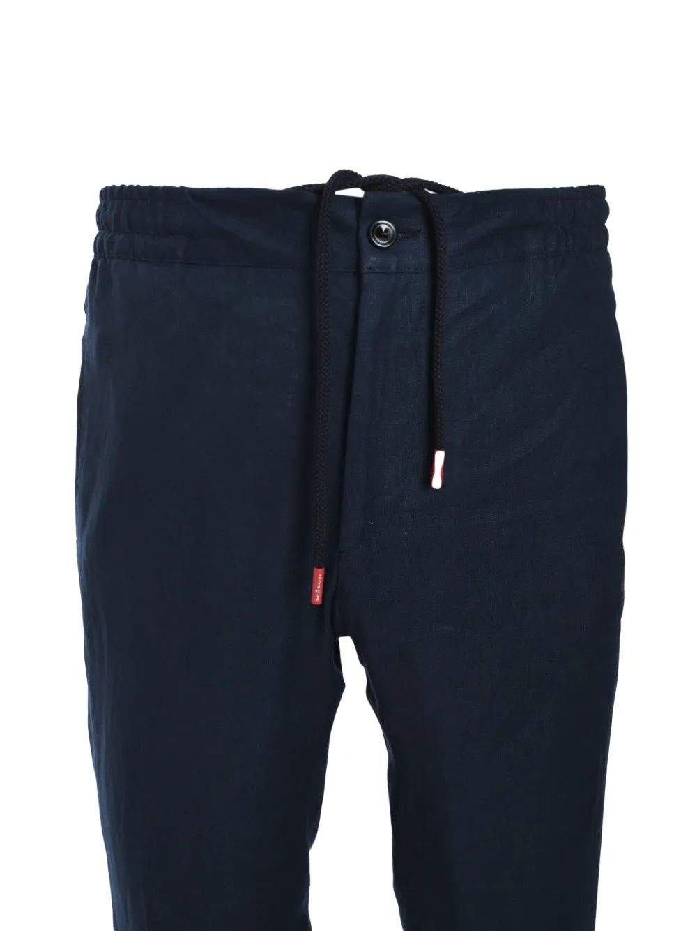 Shop Kiton Linen Trousers