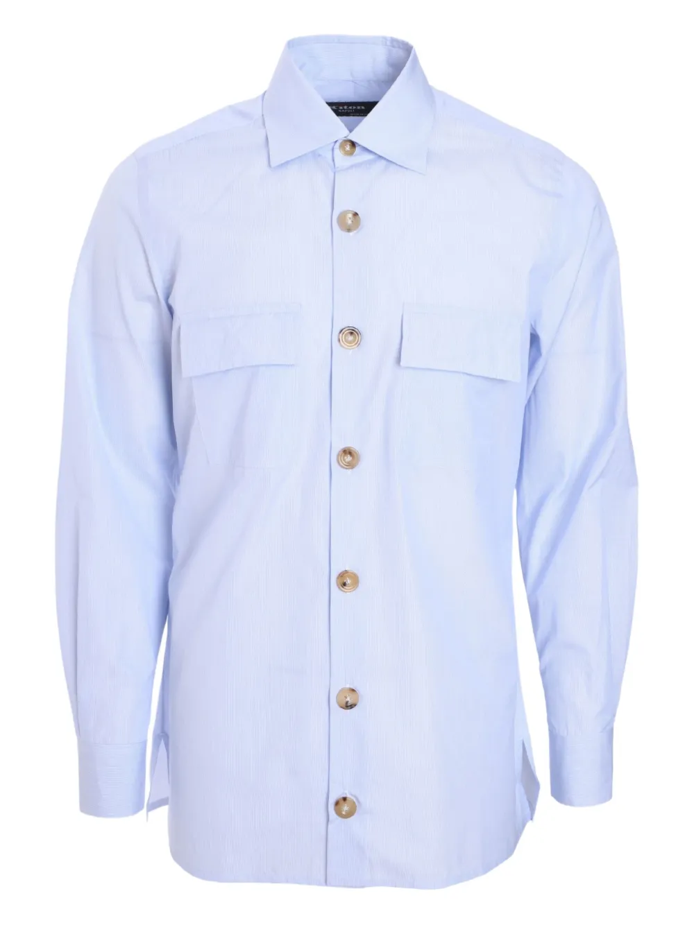 Kiton camisa de algodón | azul | Image 1