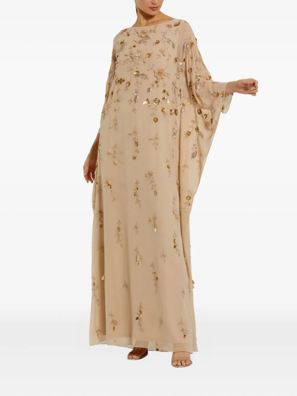 embroidered maxi dress