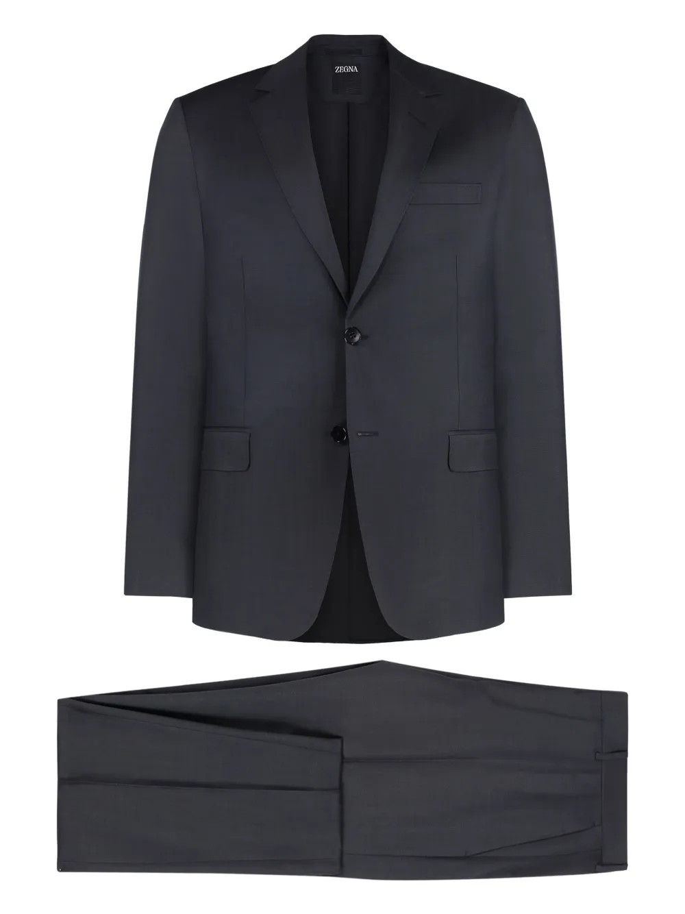 Zegna traje con botones | azul | Image 1