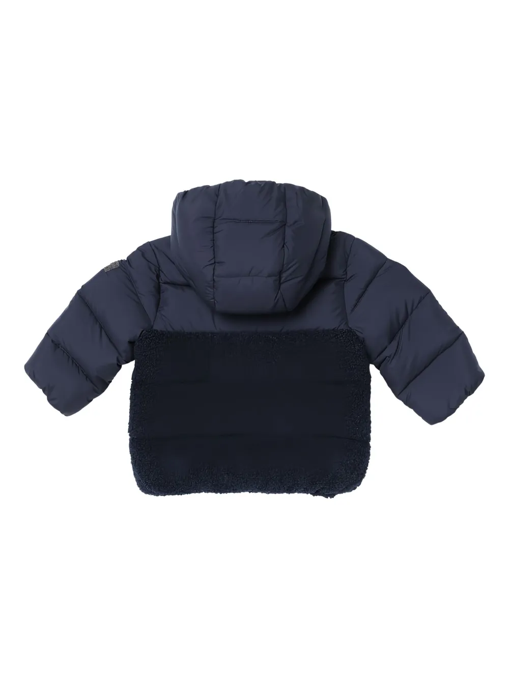 Il Gufo Gewatteerd jack met logopatch Blauw