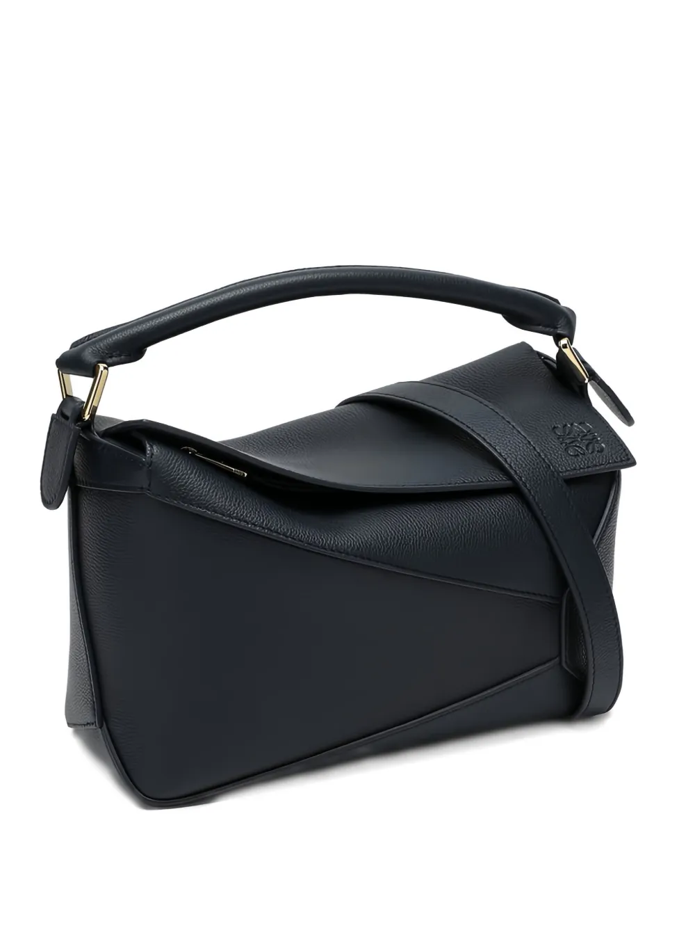 LOEWE Puzzle medium shopper Zwart