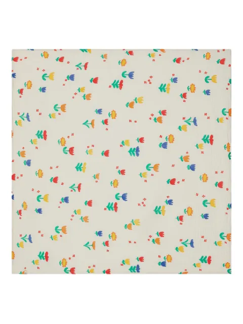 Bobo Choses floral-print blanket and bib set