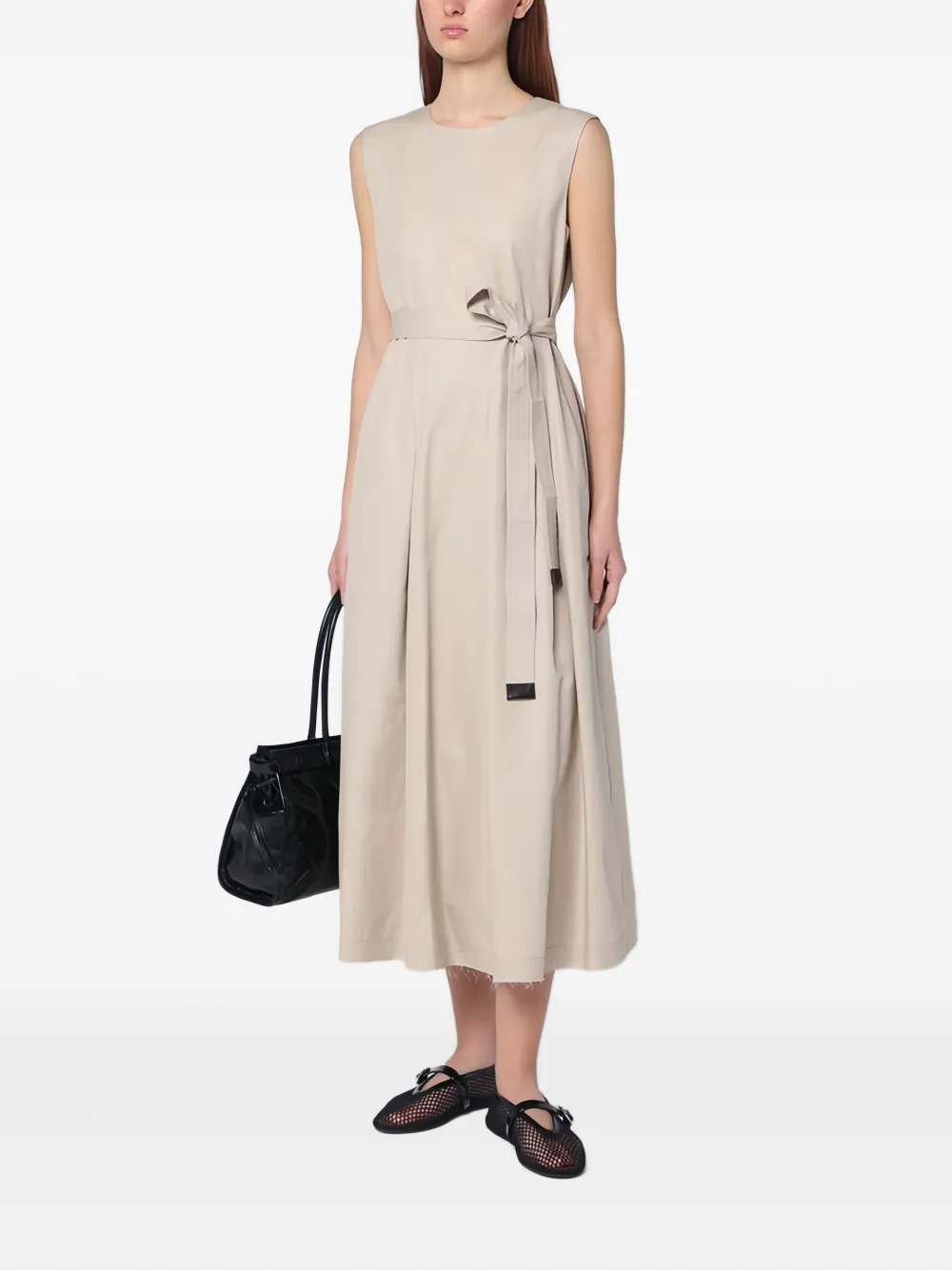 'S Max Mara Mouwloze jurk - Beige