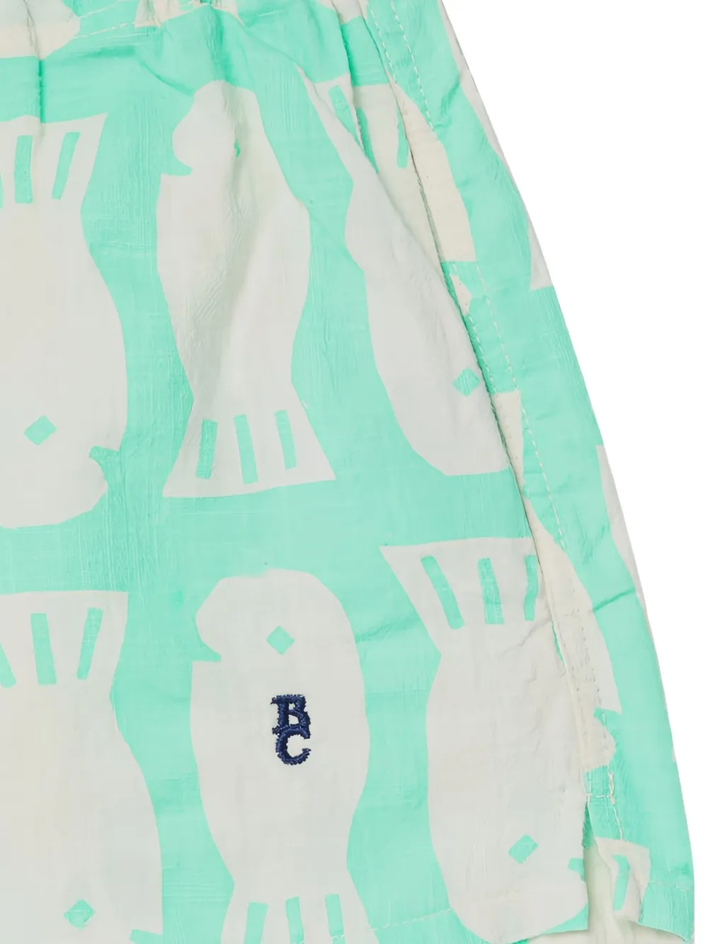 Bobo Choses Shorts van biologisch katoen Groen