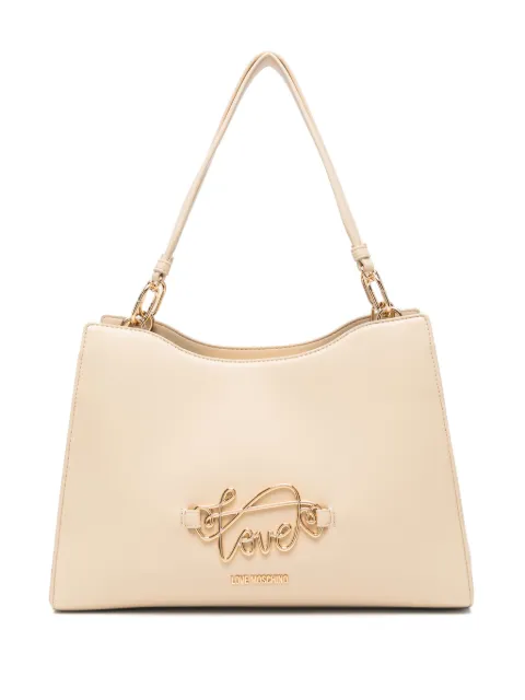 Love Moschino tote con letras del logo