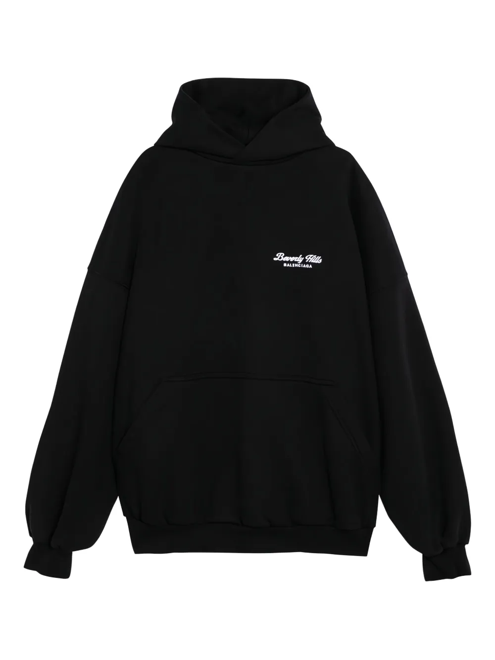 Balenciaga Hoodie met logo Zwart