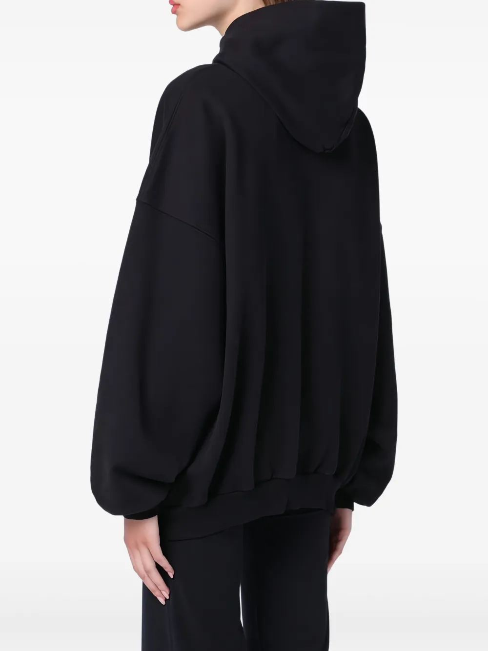 Balenciaga Hoodie met logo Zwart