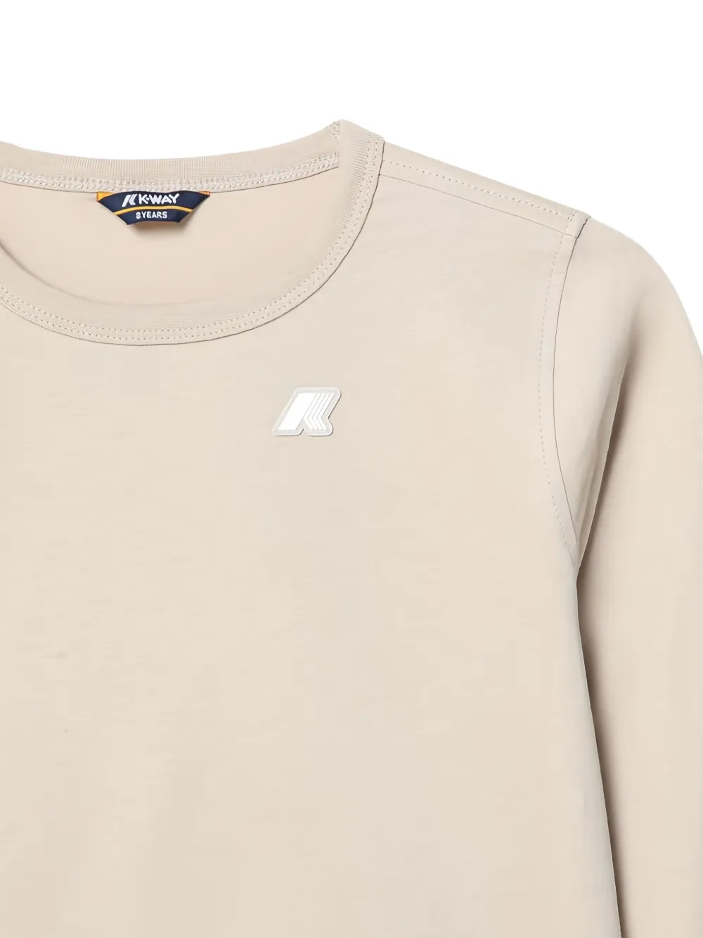 K Way Kids Sweater met ronde hals Beige
