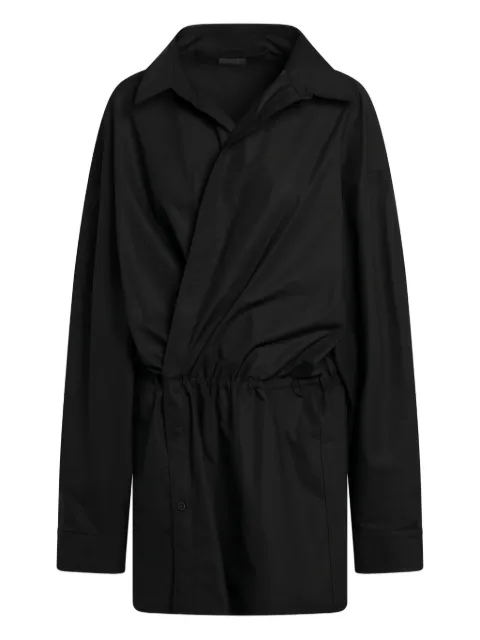 Balenciaga shirt-style mini dress