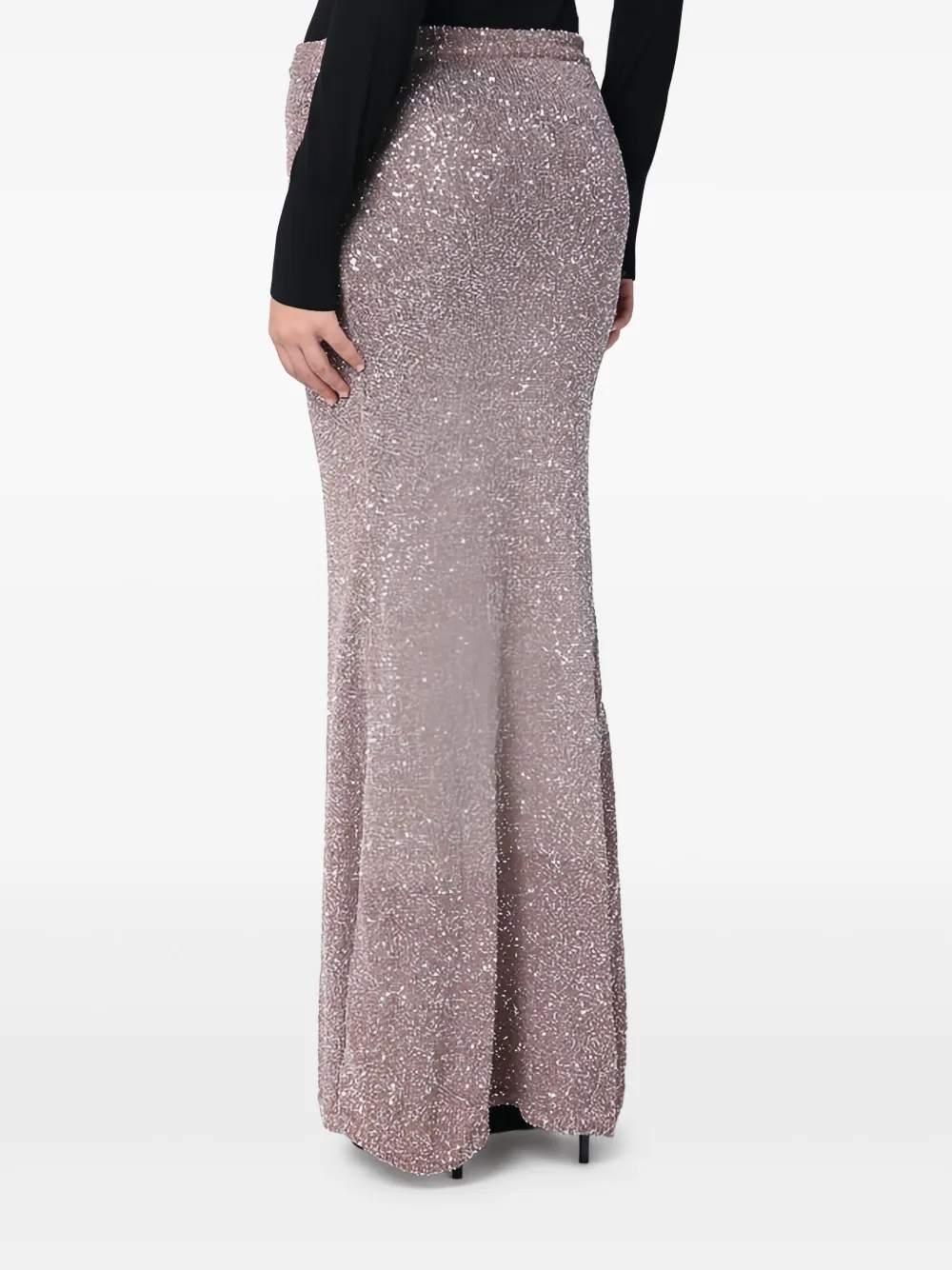 Balenciaga Rok met glitters Bruin