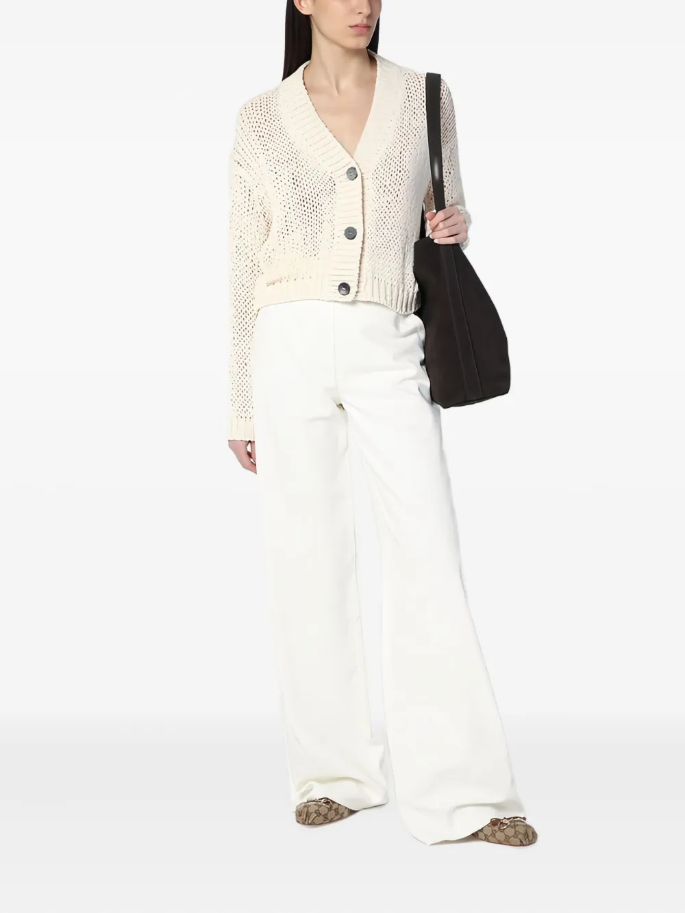 Max Mara Straight broek - Wit