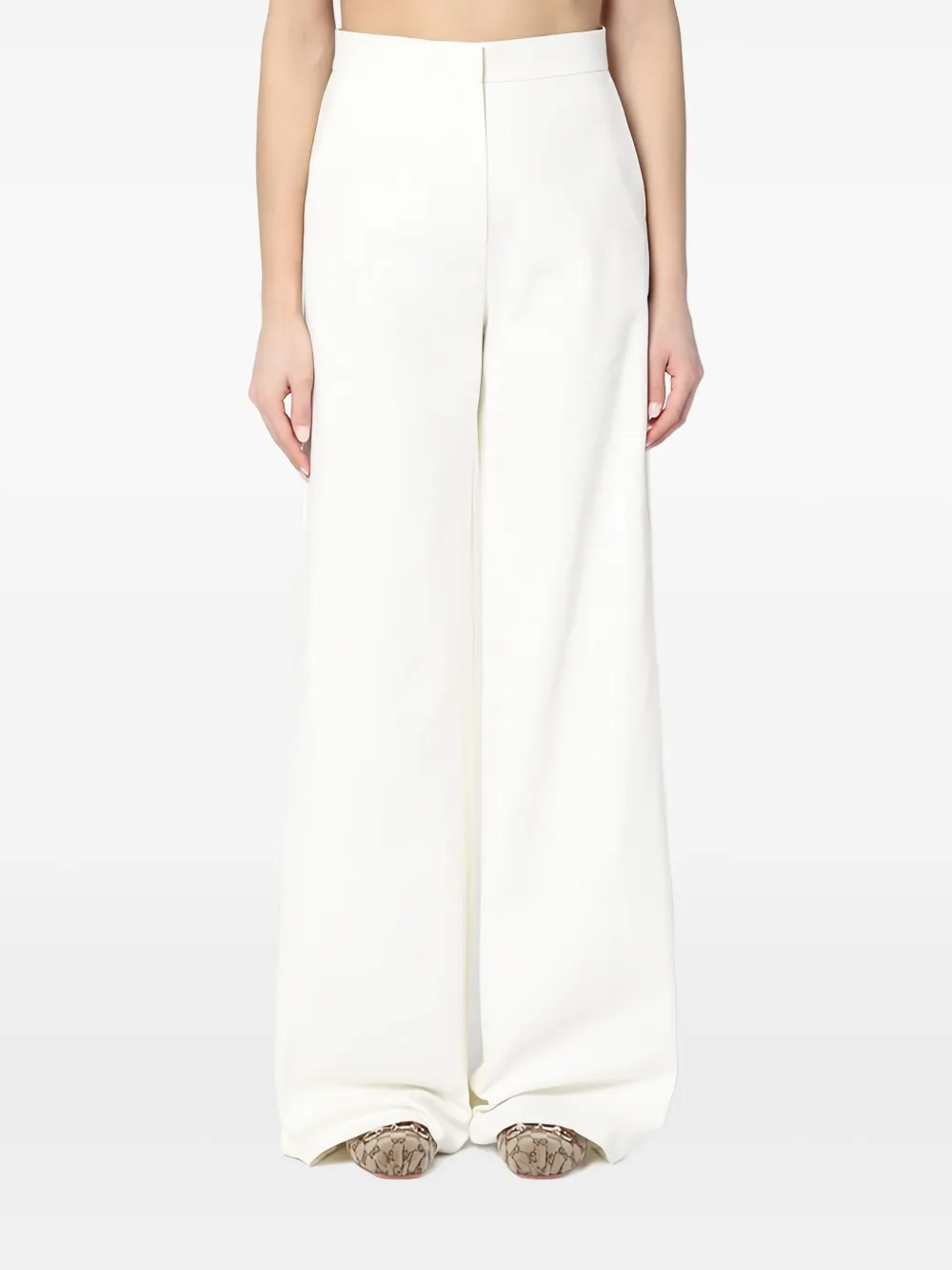 Max Mara Straight broek Wit