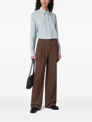 【関税込み】Loulou de Saison ブラウン Hamill トラウザーズ LouLou de Saison Straight-Leg Pants for Women - Shop on FARFETCH