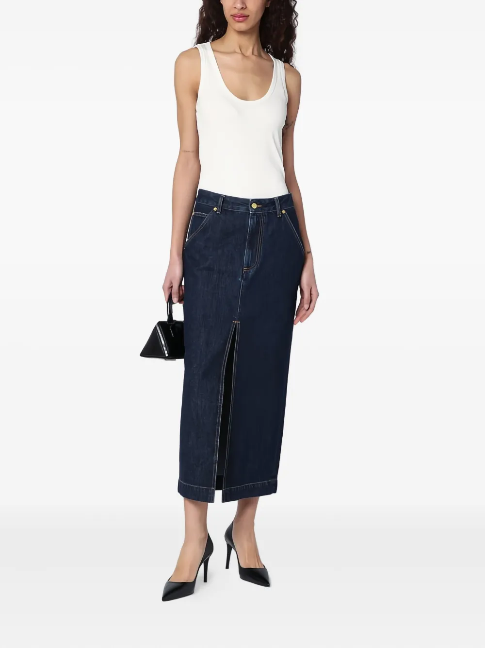 DARKPARK Erika denim rok - Blauw