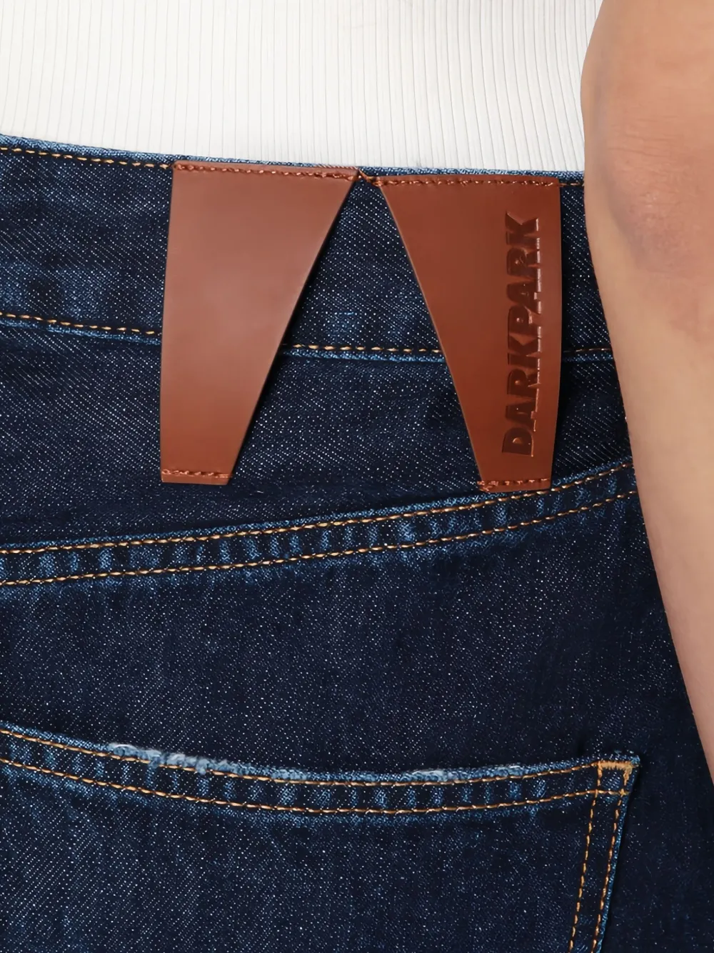 DARKPARK Erika denim rok Blauw