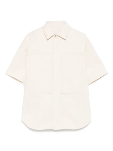 Jil Sander camisa de sarga