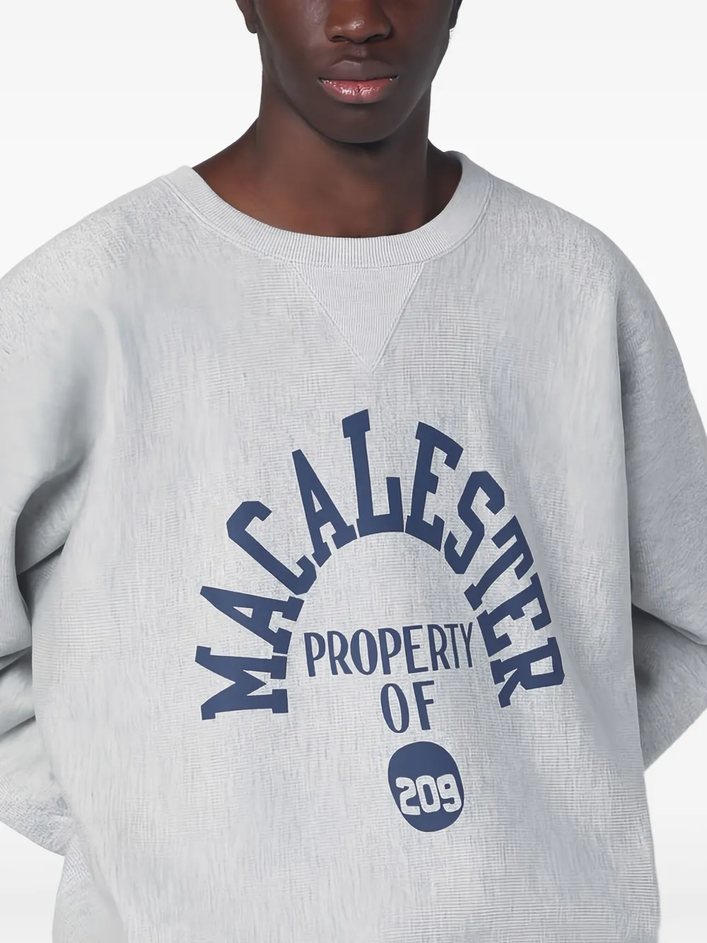 Champion Sweater van katoenblend Grijs