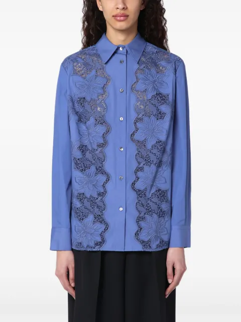 P.A.R.O.S.H. camisa con logo bordado