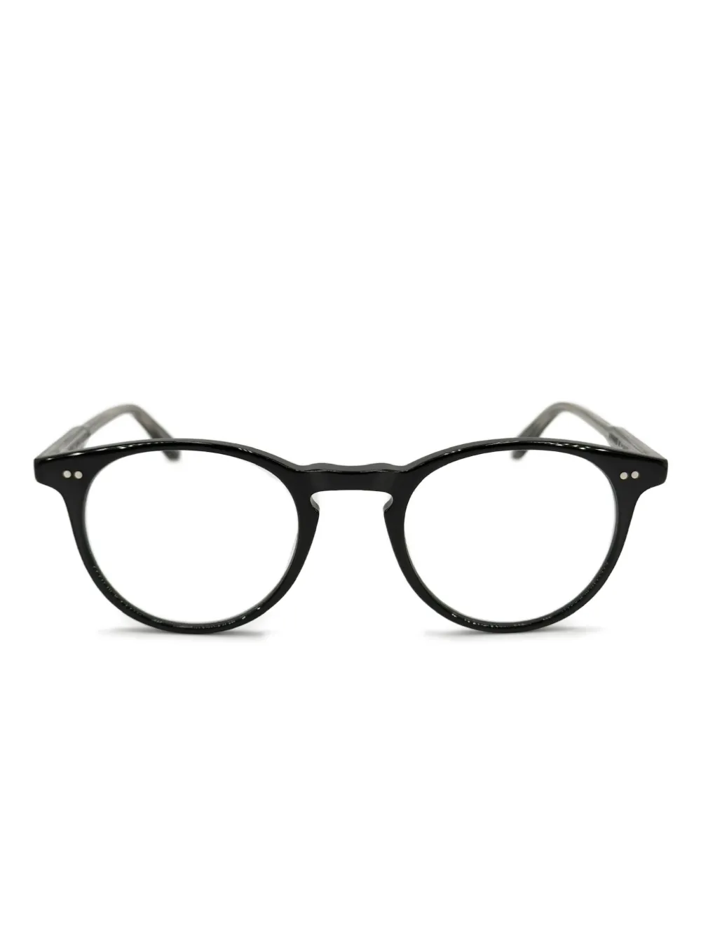 Garrett Leight round-frame glasses | Black | Image 1