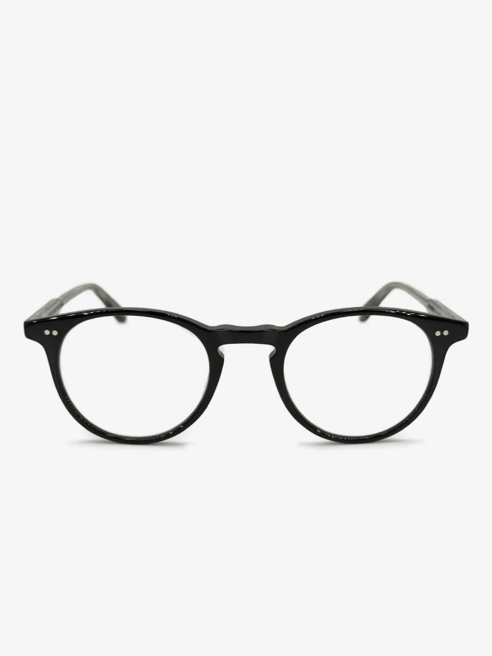 Garrett Leight round-frame glasses | Black | Image 1