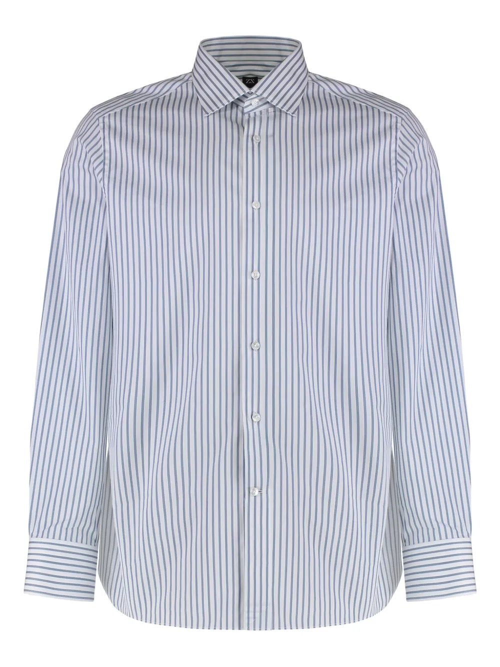 Zegna camisa con rayas estampadas | azul | Image 1
