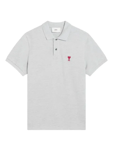 AMI Paris organic-cotton polo shirt