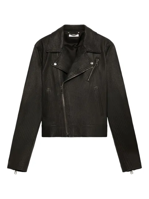 1989 STUDIO chamarra de piel biker