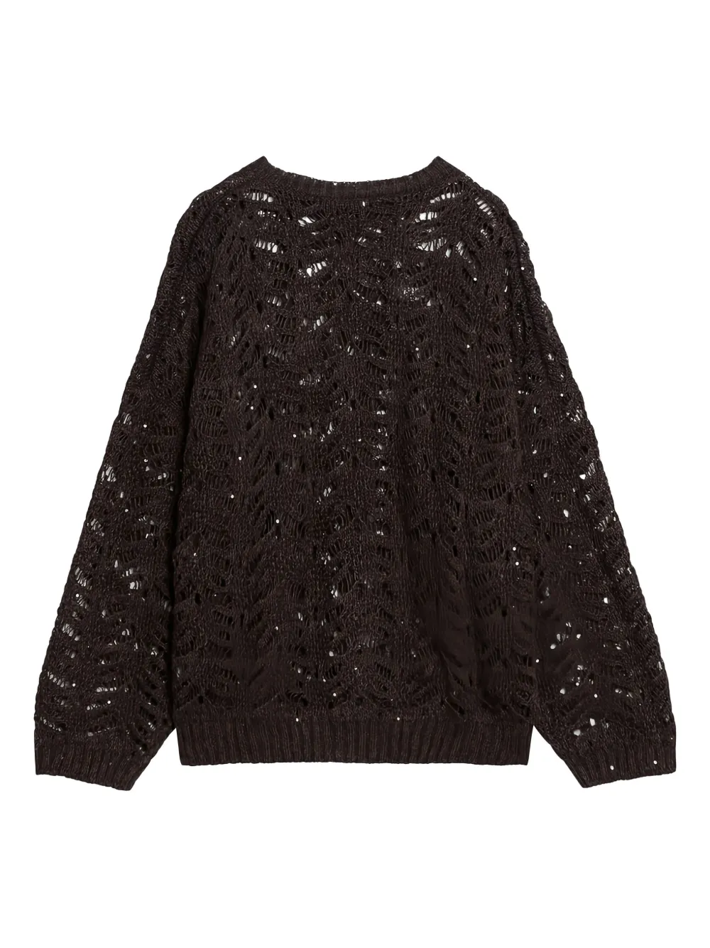 Brunello Cucinelli open-knit sweater Bruin