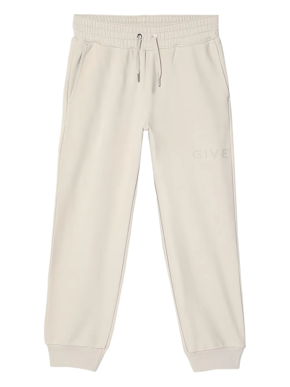 Givenchy Kids Trainingsbroek met logoprint Beige