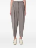 Erika Cavallini cropped tapered trousers - Neutrals