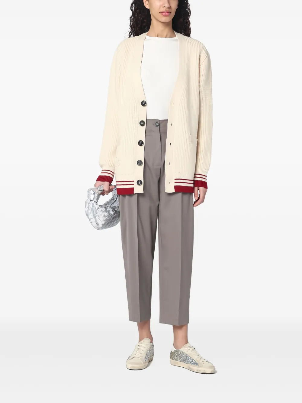 Erika Cavallini Cropped broek - Beige