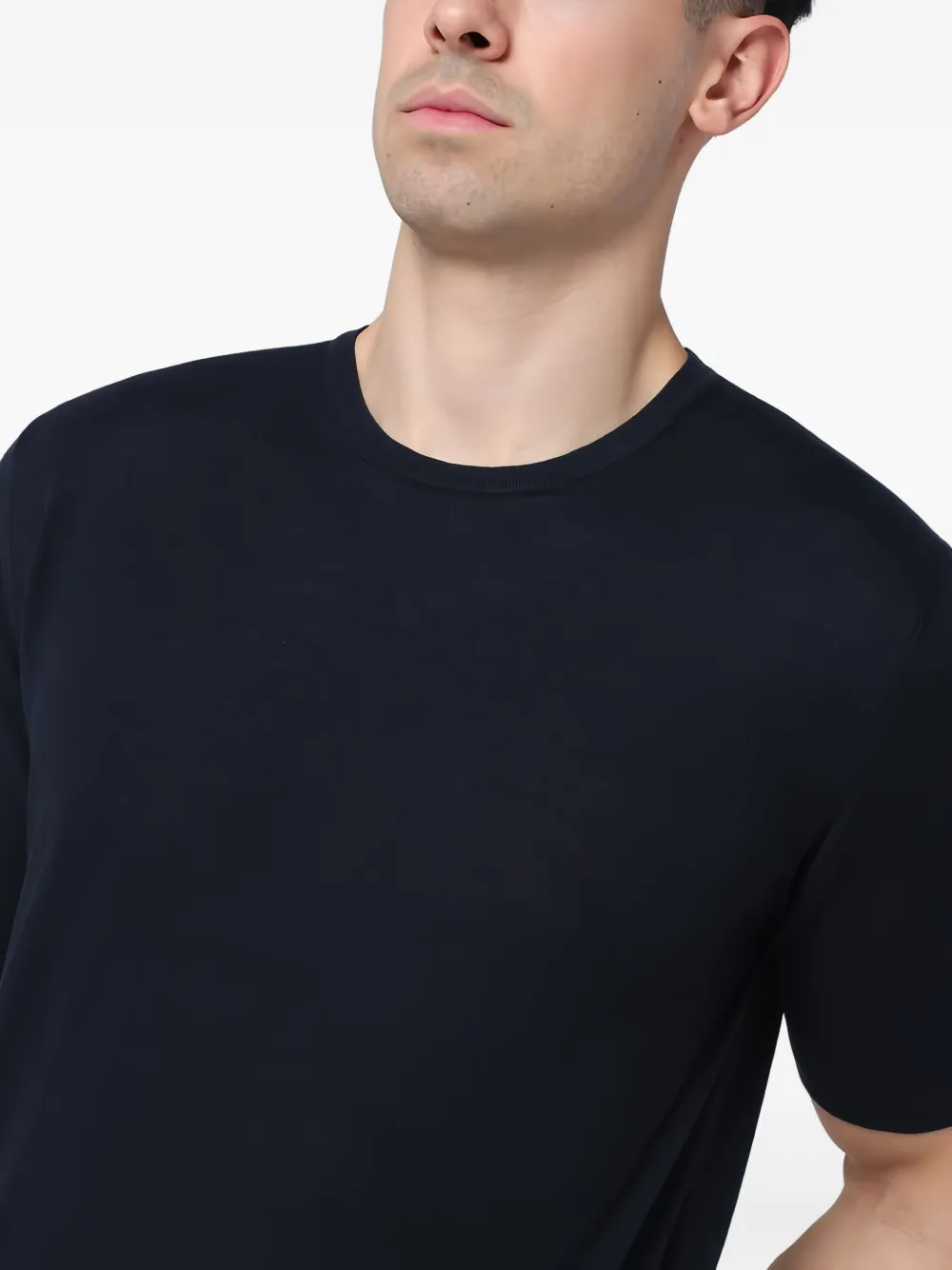 Roberto Collina Katoenen T-shirt Blauw