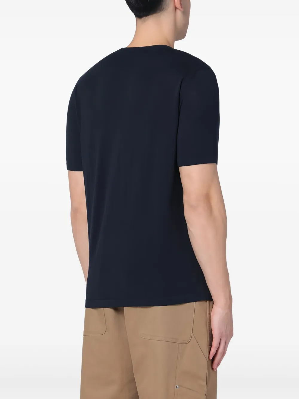 Roberto Collina Katoenen T-shirt Blauw