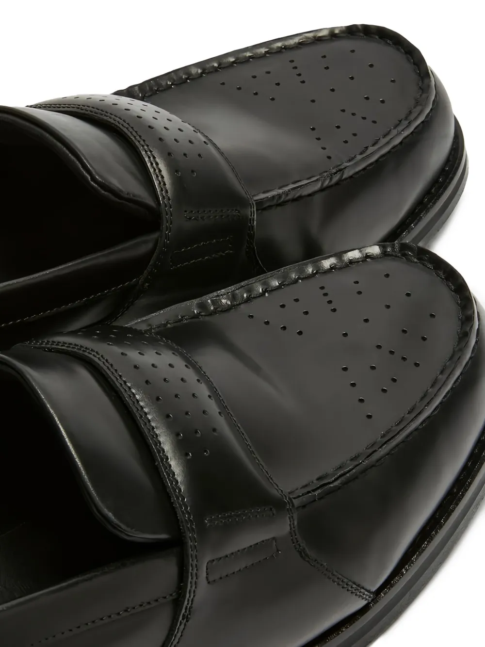 1989 STUDIO Leather Loafers | Black | FARFETCH GE